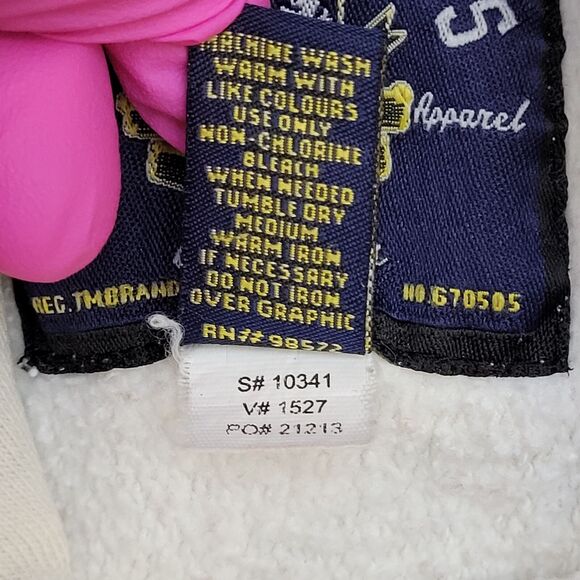 West-Virginia Mountaineers Hoodie XS 23x27 Gray White - Picture 9 of 14